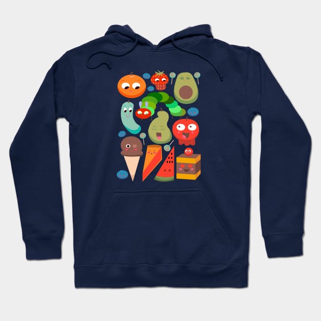 The Hungry Caterpillar Hoodie by drawingnikki